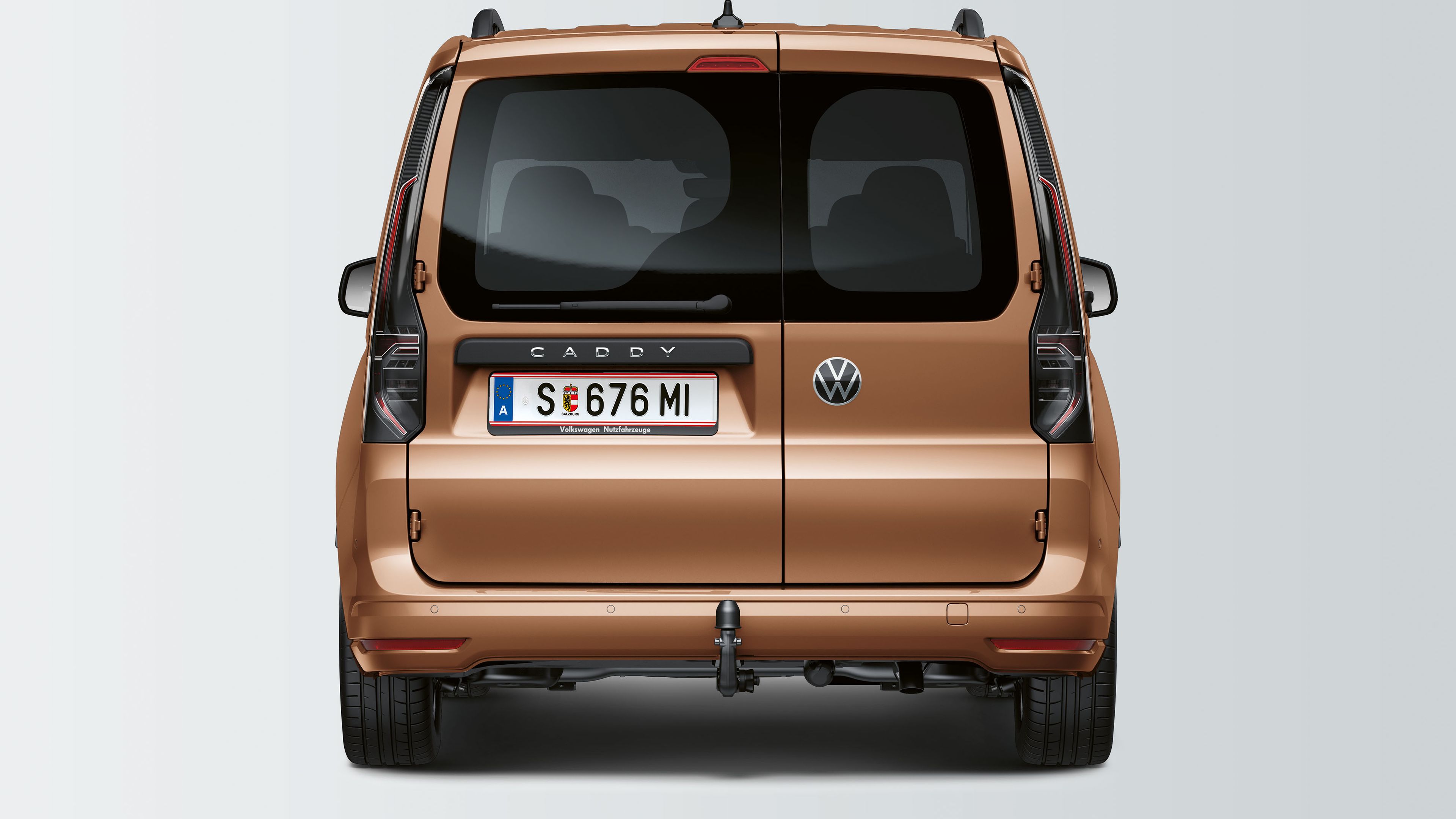 Двойна задна врата с остъкляване на VW Caddy.