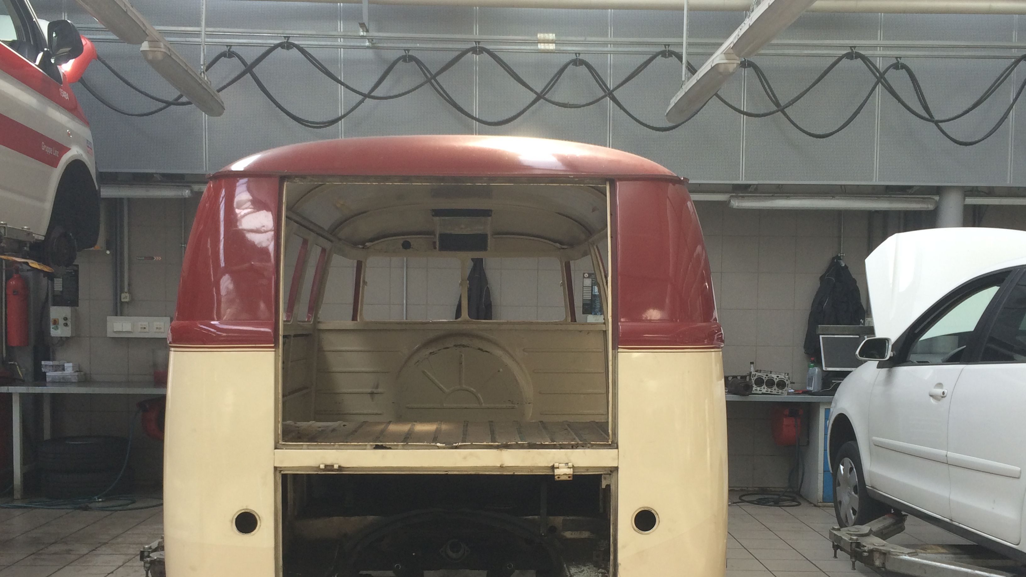 VW Bulli T1 Комби отворена задна част