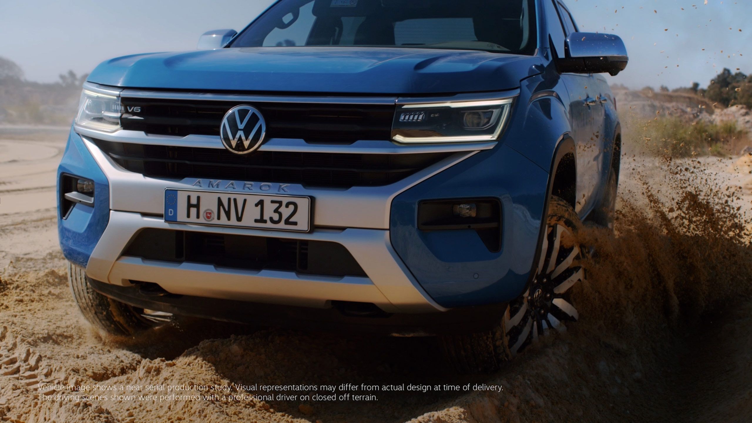 Новият VW Amarok офроуд