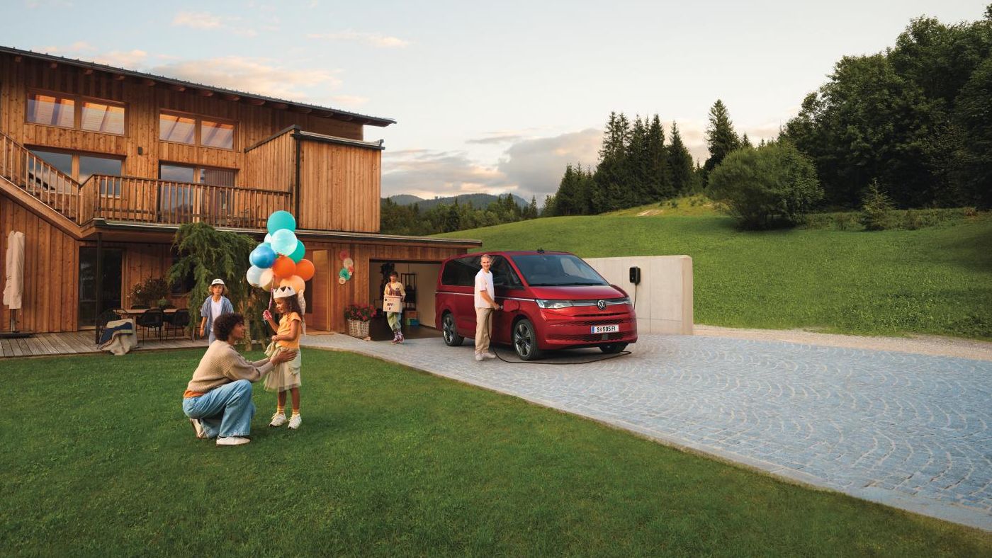 Multivan eHybrid 4MOTION im Familien Alltag