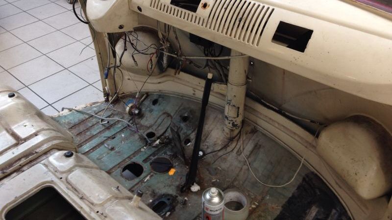 VW Bulli T1 Комби демонтаж купе