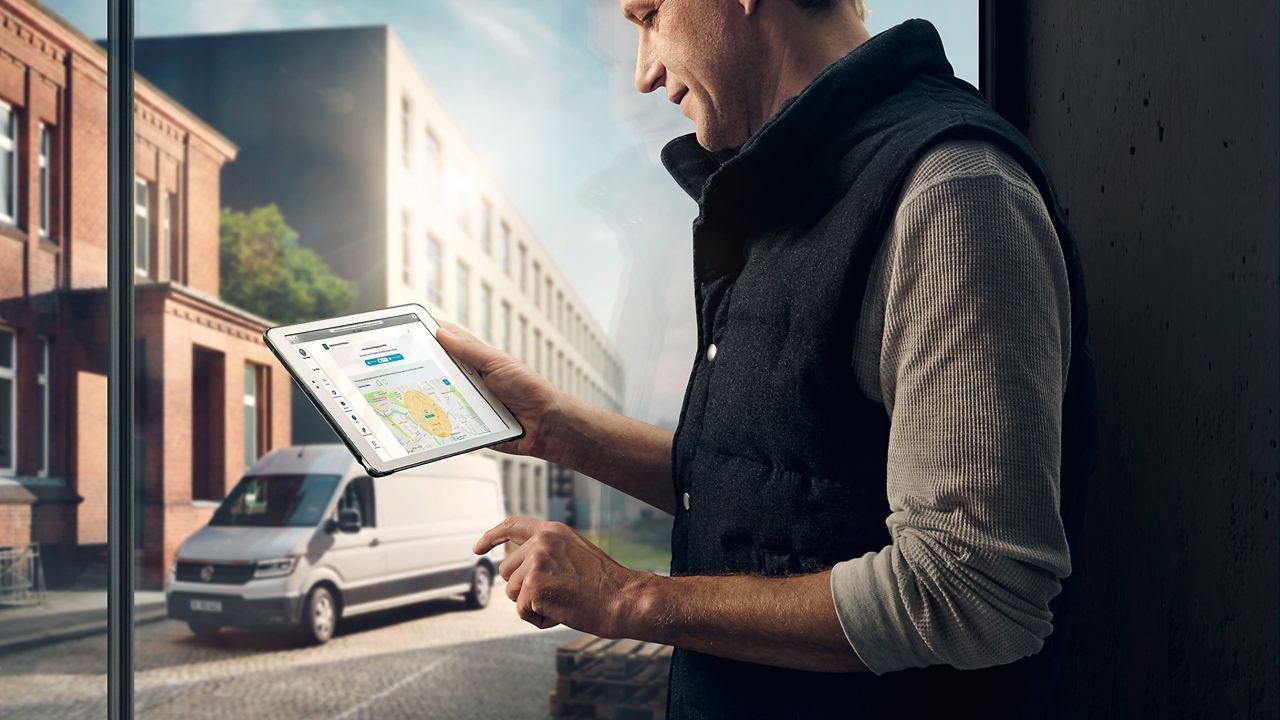 VW Лекотоварни автомобили информационно-развлекателна система дисплей 
