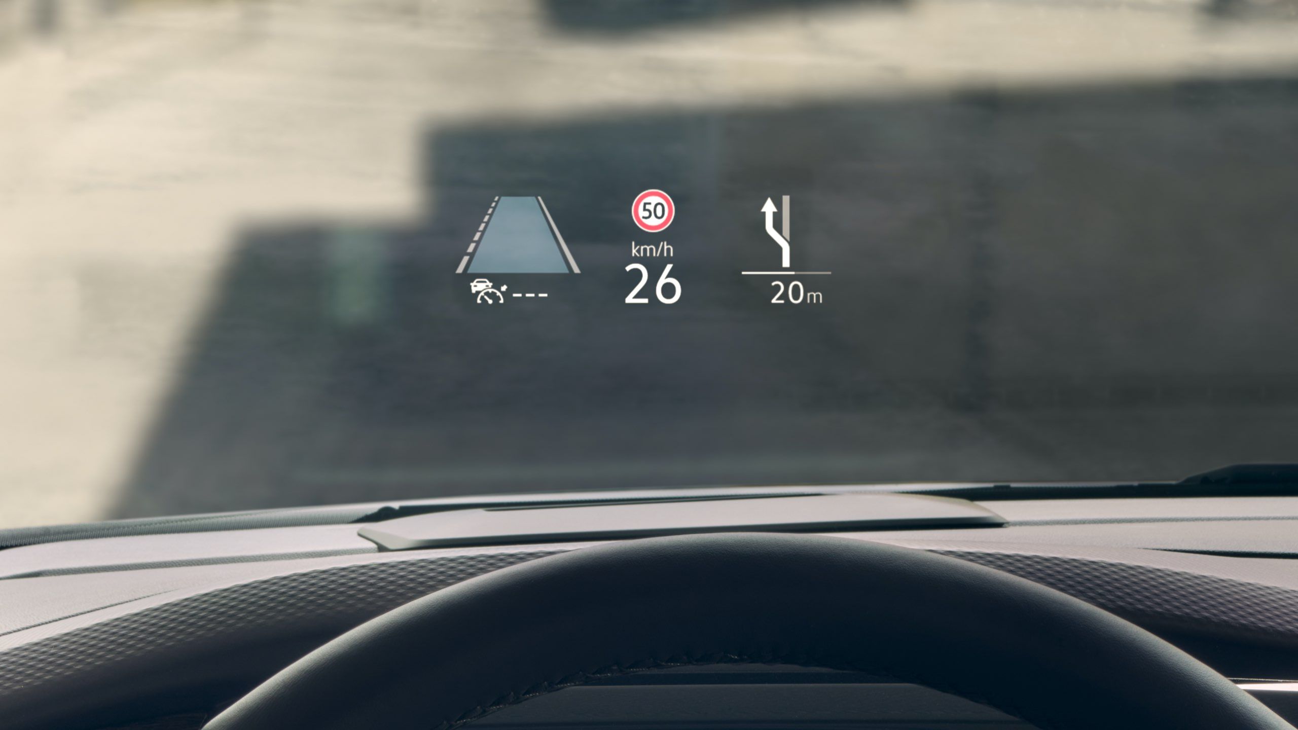 Das Headup Display vom neuen VW Multivan T7 2021. 