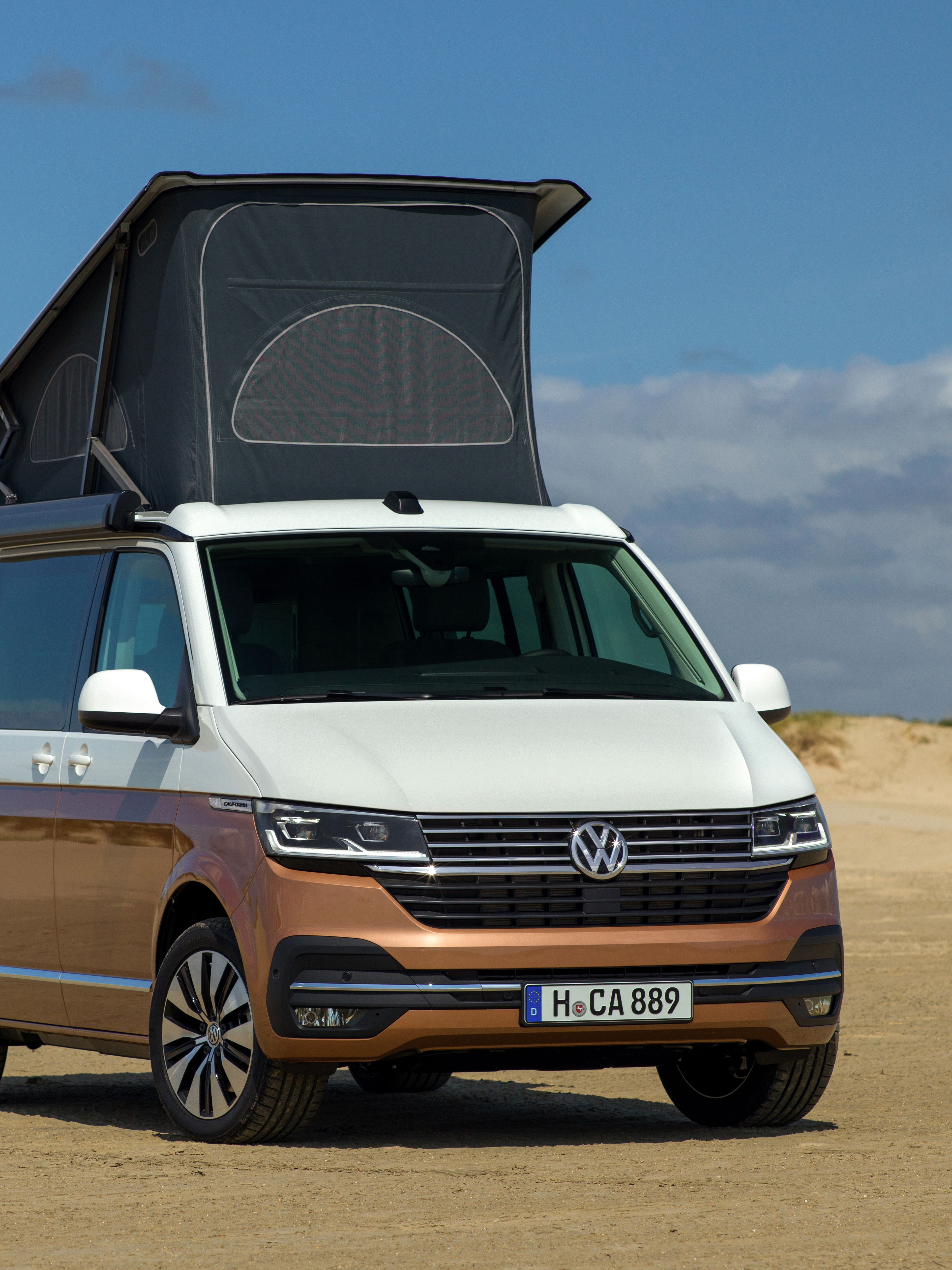 VW T6.1 California отпред двуцветна боя Изскачащ покрив