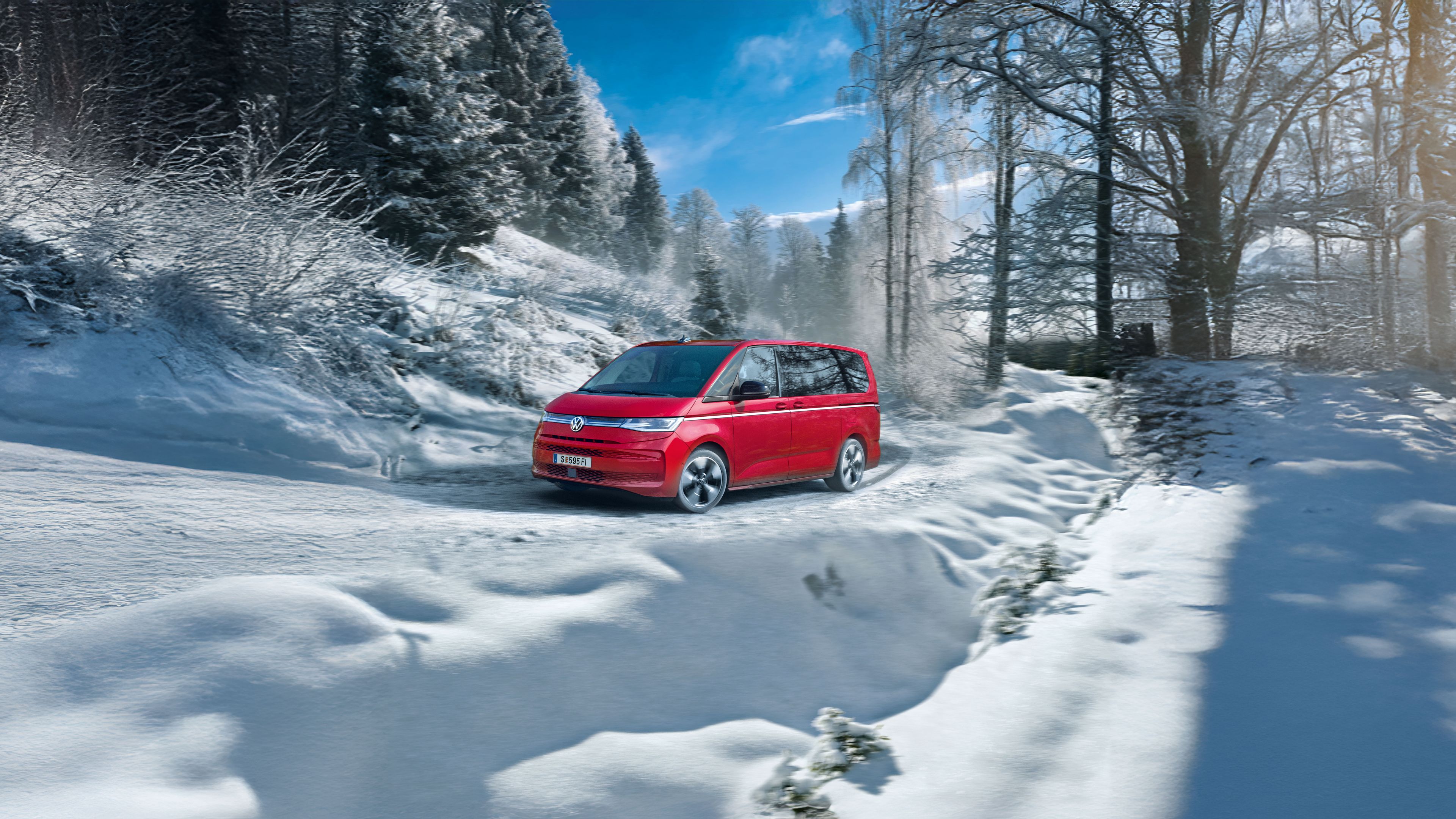 Mutivan eHybrid 4MOTION Schnee