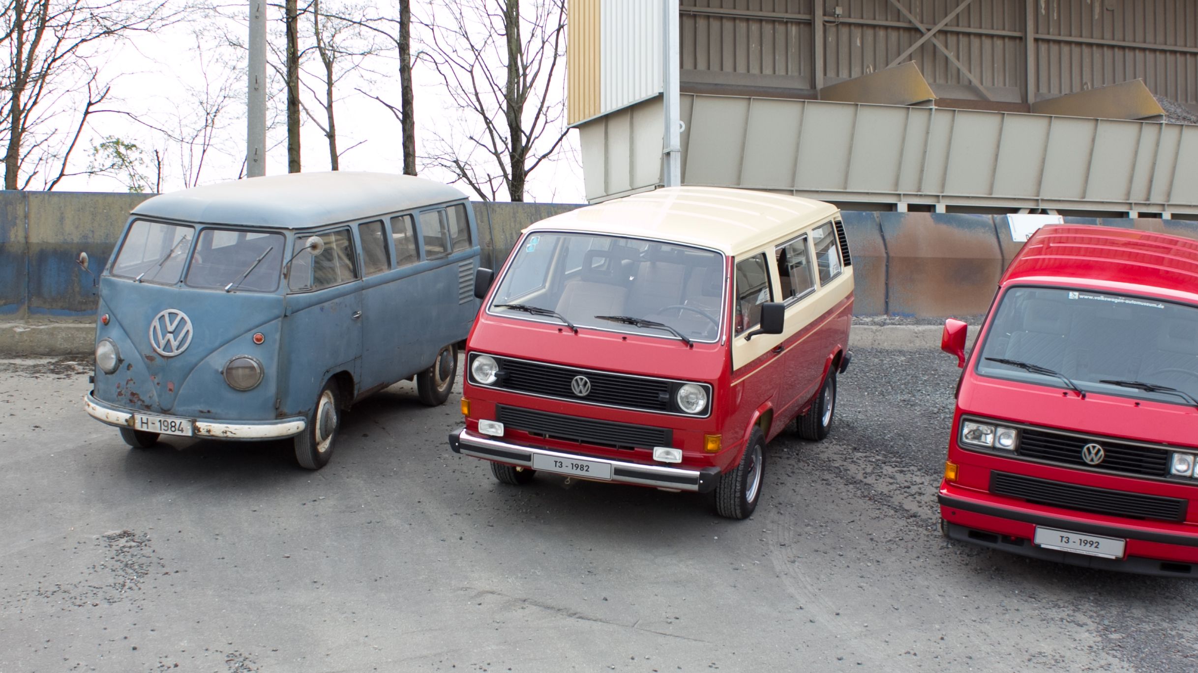 VW T1 Автомобил с радар за измерване 1953 T3 Bus 1982 T3 Limited Last Edition 1992