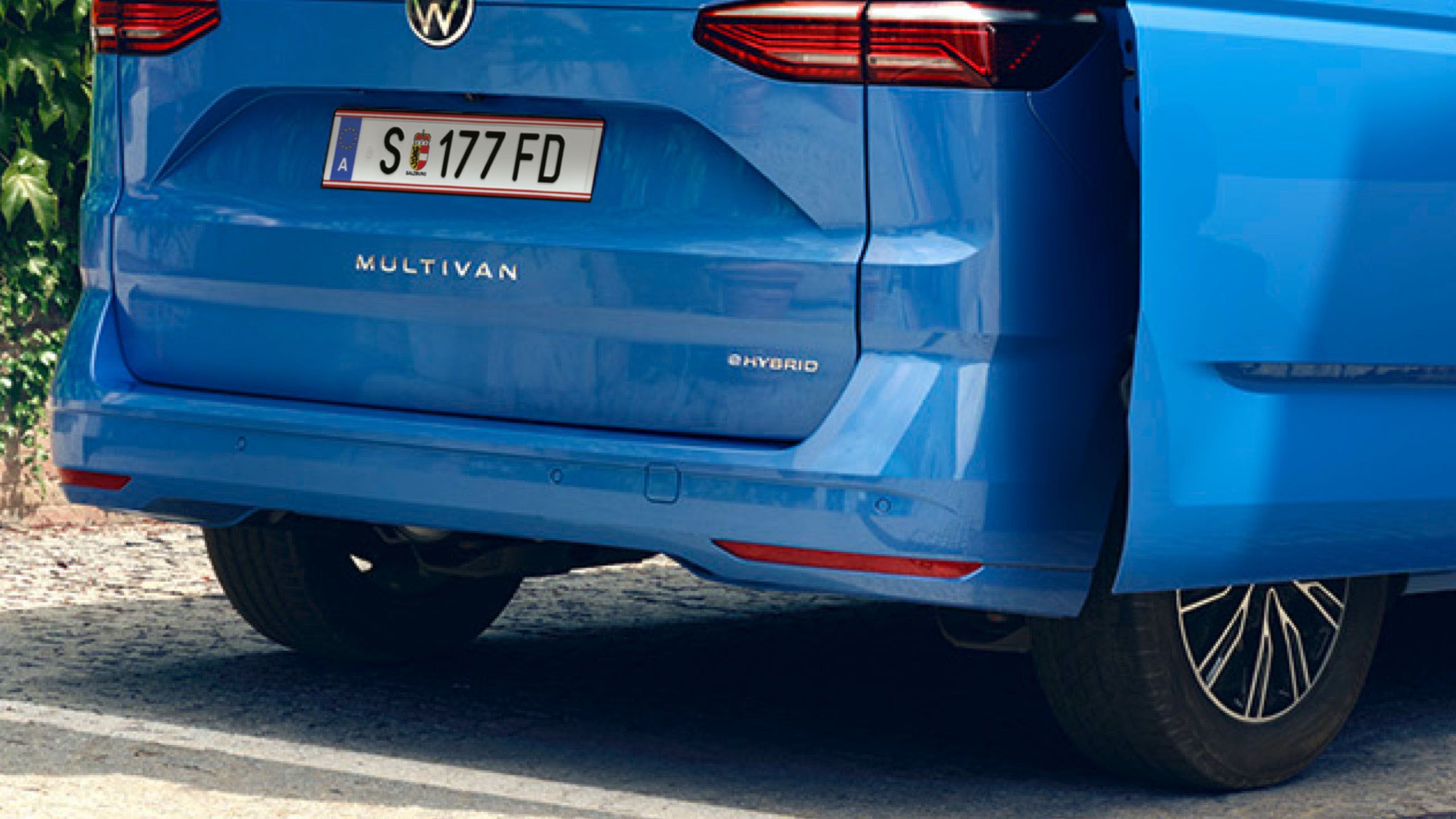 Das LED Rücklicht beim neuen VW Multivan T7 2021.